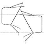 Stainless Steel Door Mirror Bracket LH RH Fit 90-02 International 4700 4900 8300