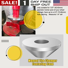 Billet Aluminum For Car Truck Ultimate Manual Tire Changer Centering Cone Kit US