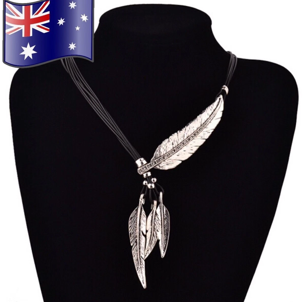 Feather 2024 charm necklace