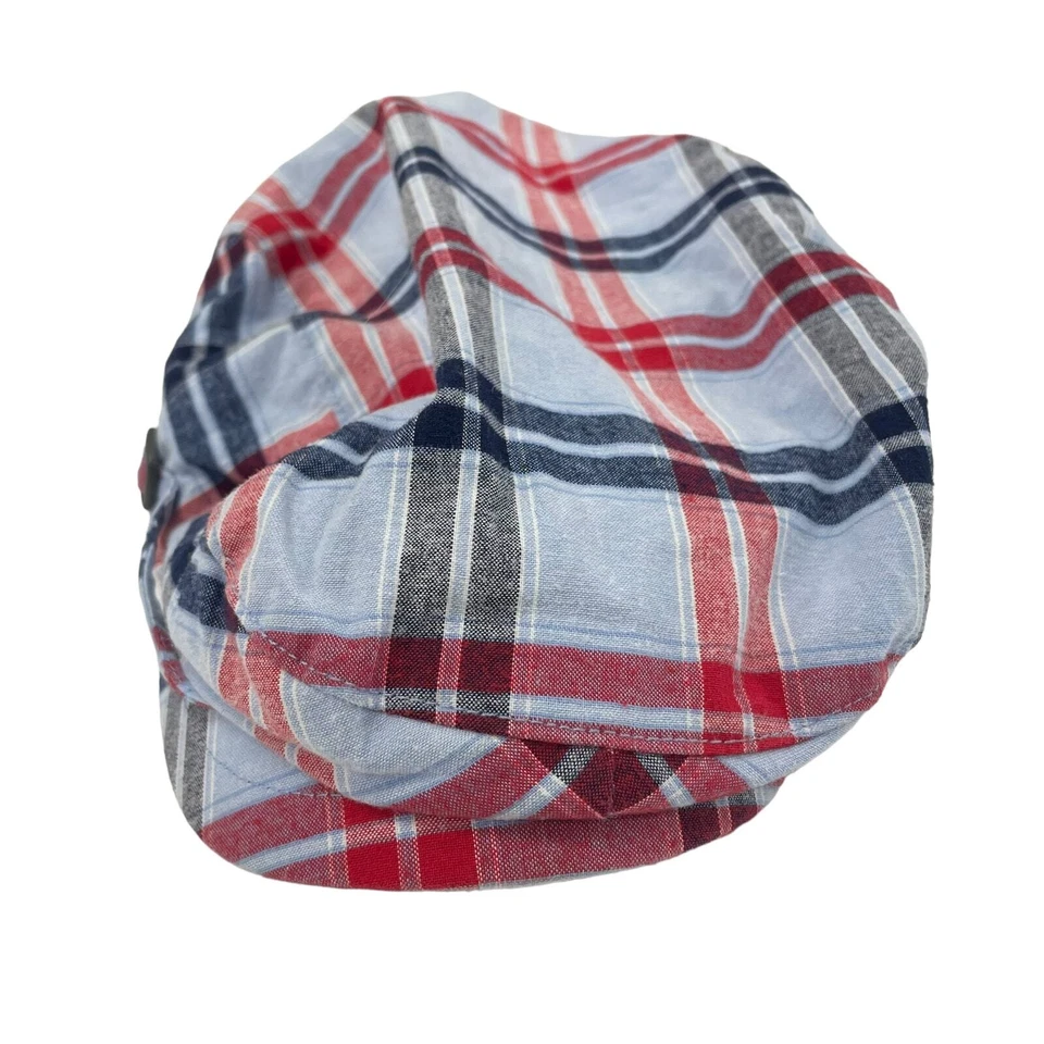 Кепка Janie and Jack синяя красная клетчатая для газетчика мальчика 6-8 - Изображение 2 из 4