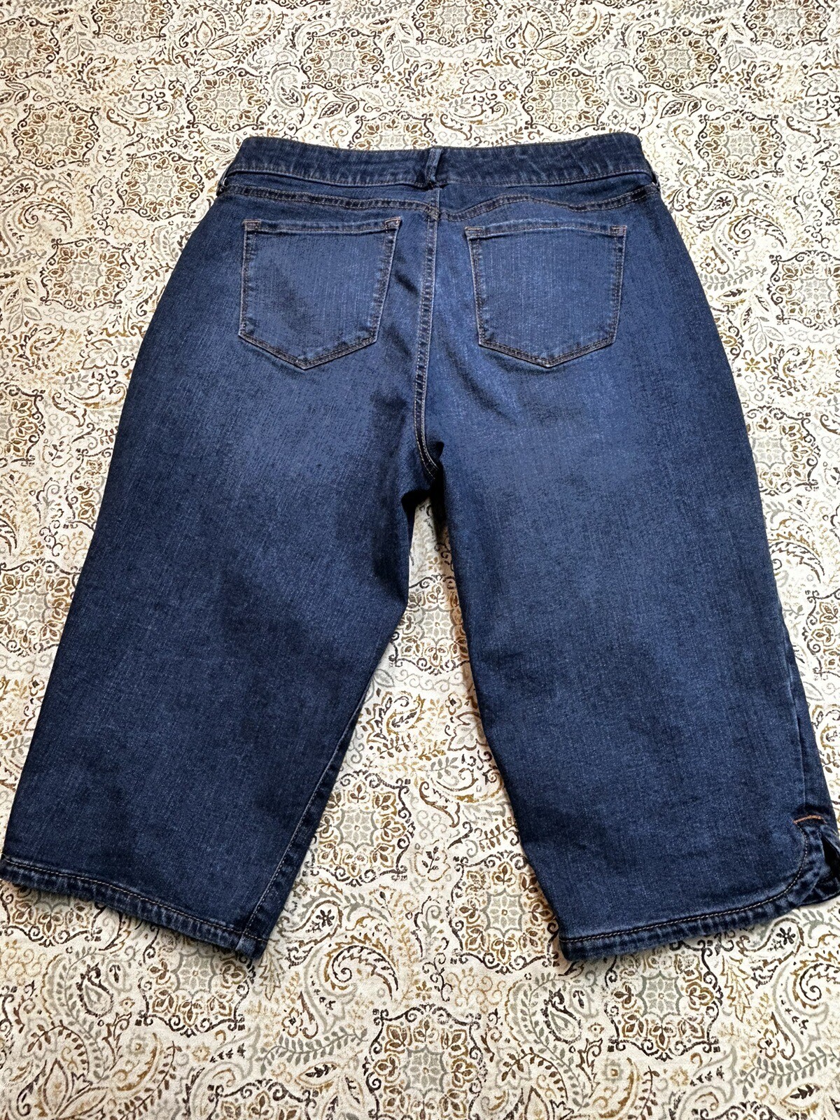 Gloria Vanderbilt Capris Womens Jeans Designer Blue 10 Ladies