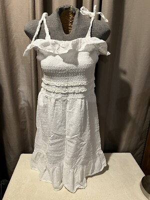 white cotton peasant dress Peasant Cotton or Linen Dress | Made in LA