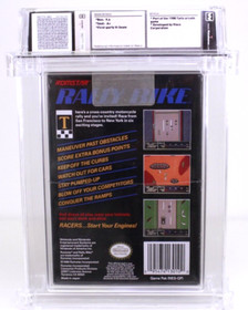Rally Bike New Nintendo NES Factory Sealed WATA VGA Grade 9.6 A+ H-Seam Top Pop