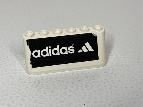 Lego White Windscreen 2x6x2 from 3409 3420 3421 3424 - Adidas Soccer Ad Board - Picture 6 of 8