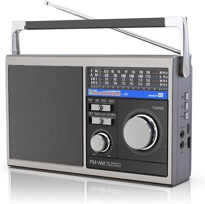 Portable AM FM Radio, Shortwave Transistor Radio with Best