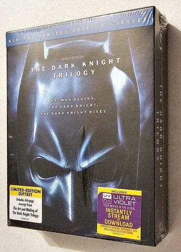 THE DARK KNIGHT TRILOGY BLU-RAY LIMITED EDITION GIFT SET FAST SHIPPING - Picture 4 of 4