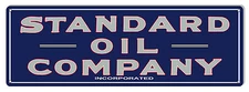 Large Standard Oil Company Reproduction Motor Oil Metal Sign 8x24