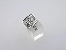 EOD Master Badge - Sterling Silver Signet Ring