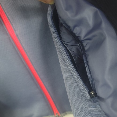 Under Armour Jacket Girl XL Blue Full Zip Hooded Thumbholes Pockets Athleisure - Picture 6 of 18