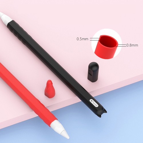 For Apple iPad Pro Pencil 2nd 2018 Pencil Case Skin Cartoon Sleeve Holder Cover - Picture 4 of 16
