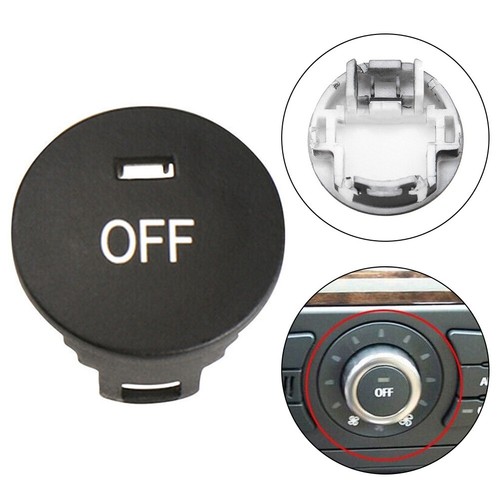 Sleek OFF Button Knob Cover for 5' E60 E63 E64 Perfect Replacement - Picture 4 of 11