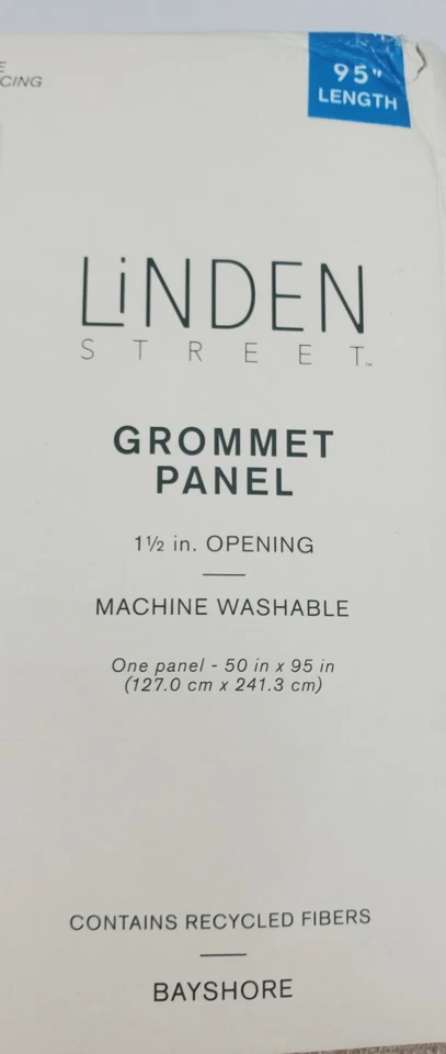 2 JcPenney Linden Street 50x95 Blackout Bayshore Grommet Panels Pair Oxford Tan - Image 4 of 4