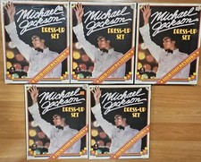 MAKE OFFER LOT OF 5 SEALED 1984 Michael Jackson Colorforms Deluxe Dress Up Sets