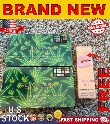 Makeup Revolution Forever Flawless  Chilled Vibes  Eyeshadow x2 + Free Lip kit