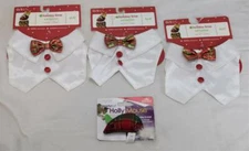 Holiday Time Cat Fashion Tux x3 & Holly Mouse by SmartyKat New