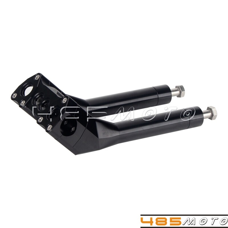 Club Style 1-1/4" Pullback Handlebar Riser For Harley Dyna Sportster XL Custom