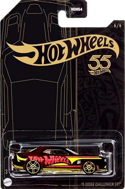 Hot Wheels '15 Dodge Challenger SRT #6 - 2023 55th Anniversary