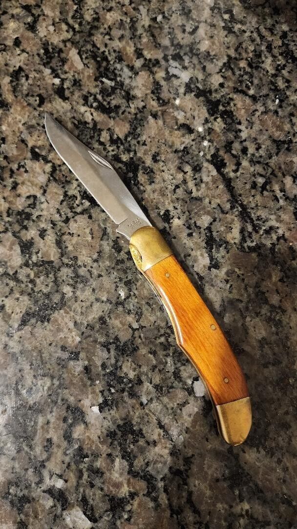 Vintage Kabar 1183 Folding Pocket Knife with Rosewood Handle 1950-1970
