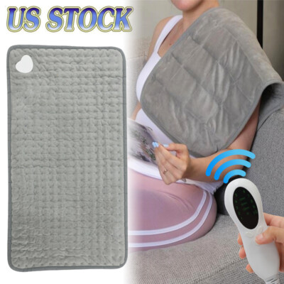 New Electric Heating Pad 10 Heat Settings Back Pain Leg Cramps Relief Warmer 24''