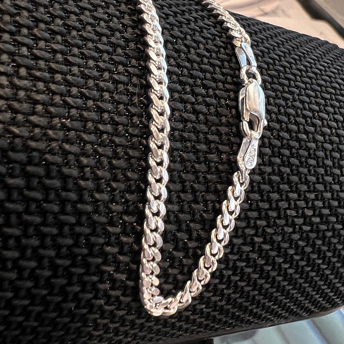 メビウスページ 925 Sterling Silver VVS1 Moissanite 0.82CT Cross Miami Cuban