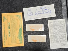 Vintage Champ Decals HT-252 Dow Chemical Tank Car Complete Set HO (MP) (LN)