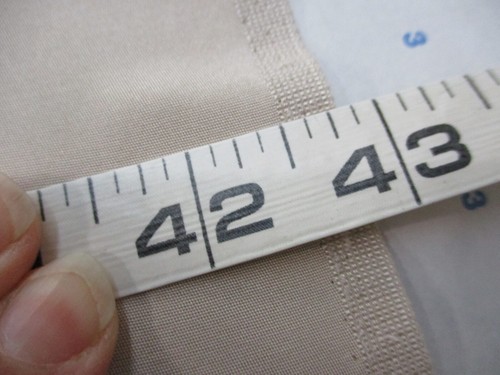 Silk/Lycra Stretch 4-Ply Crepe Luxury Fabric Remnant Lt Beige 46" L x 42.5" W - Picture 11 of 16