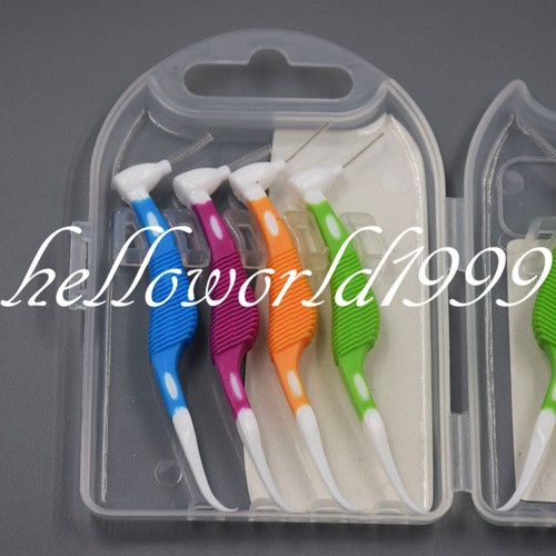 8 Pieces Dental Oral Care Plastic Interdental Brush Tooth Pick Healthy 0.7mm - Picture 4 of 7