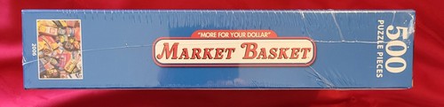 Demoulas Marktkorb 500 Stück Puzzle blaue Box größere Teile neu versiegelt! USA! - Bild 4 von 6