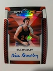 BILL BRADLEY Auto 2025 LEAF OPTICHROME FOOTBALL NY KNICKS RARE # 1/1
