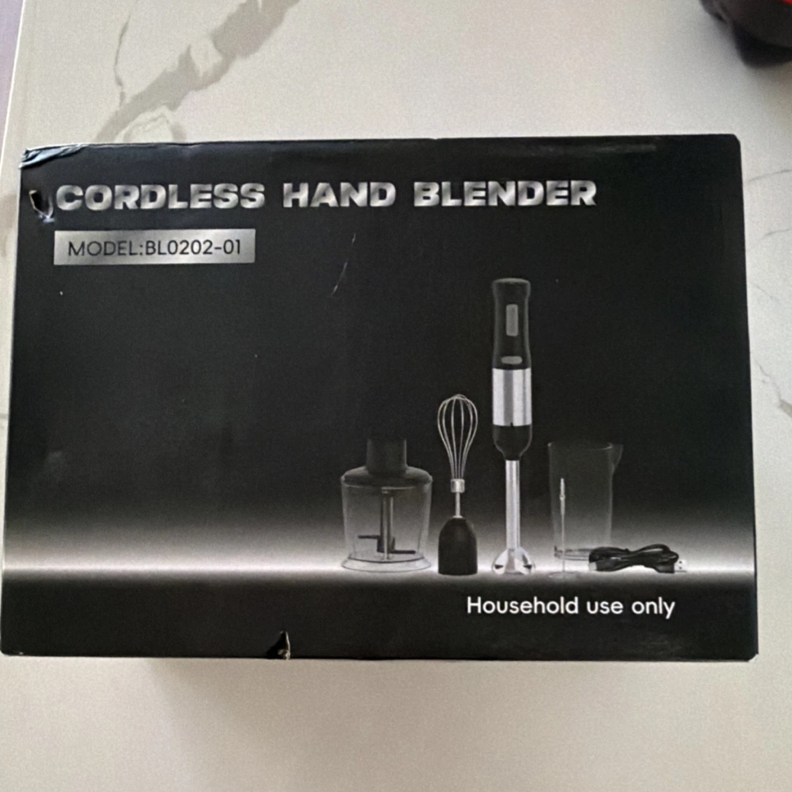Cordless Handheld Blender Set BL0202-01 150W 700ml Chopper Whisk Frother