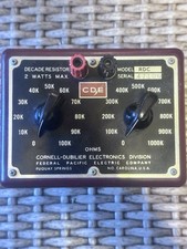 Cornell-Dubilier Electronics RDC Decade Resistor Unit, 10K-1000K OHM, Tested
