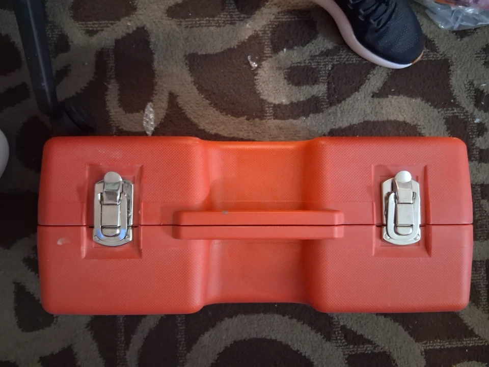 Camilla de alfombras Roberts plateada 10-128 herramienta de reparación de costuras a juego usada una vez increíble Foto 3 de 4