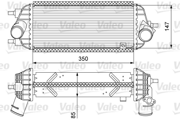 1X Valeo 818626 LadeluftküHler FüR Kia Hyundai-image