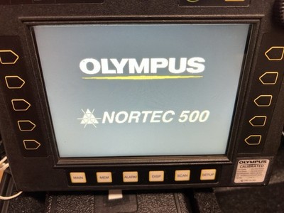 Complete Olympus Nortec 500D Dual Frequency Eddy Current Flaw Detector