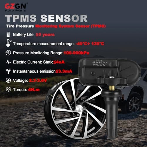 TPMS Sensor Tire Pressure Sensor Set of 4,Pre-Programmed 315MHz Compatible - Picture 5 of 7
