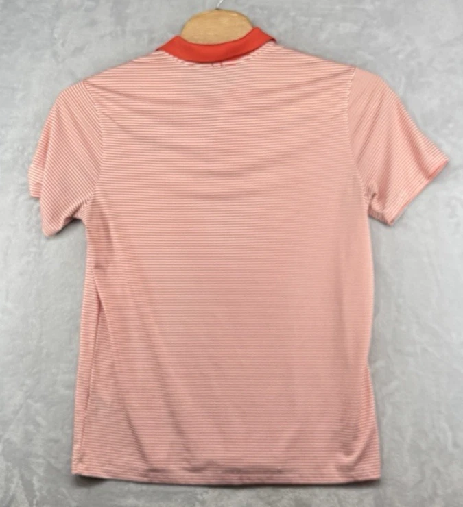 Nike Golf Clemson Tigers 2016 National Champions Polo Shirt Striped Men's L - Image 2 of 4