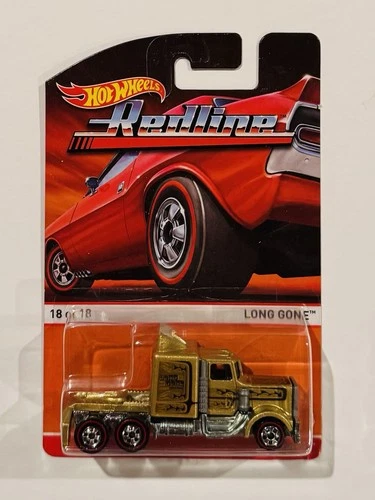 Hot Wheels Redline Gold ‘2015 Long Gone Truck • Die Cast Metal • G15