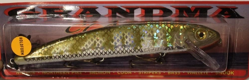 7 1/2" Grandma Lure Classic Crankbait Musky Pike Holoform Muskie G7H-17