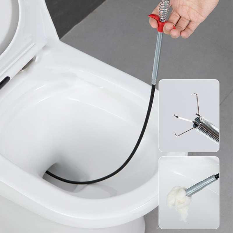 Flexible Sink Grabber Reacher Picker With 4 Claws Sewer Dredging Drain Clog