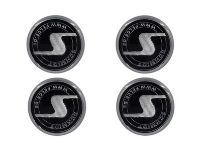   4x Nabenkappen Schmidt Revolution SC3 Chrom-3D flache Nabenkappe ersetzt SC1