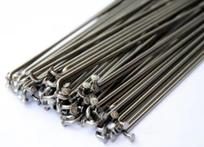 182mm stainless steel bicycle spokes - 14 gauge (2.0mm) 75 ct