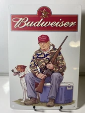 Budweiser Beer Donald Trump Sign - Hunting - Dog  Bud Light - MAGA