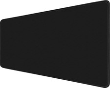 Large Gaming Desk Mouse Pad, XXL Extended Computer Keyboard Mouse Mat Black New