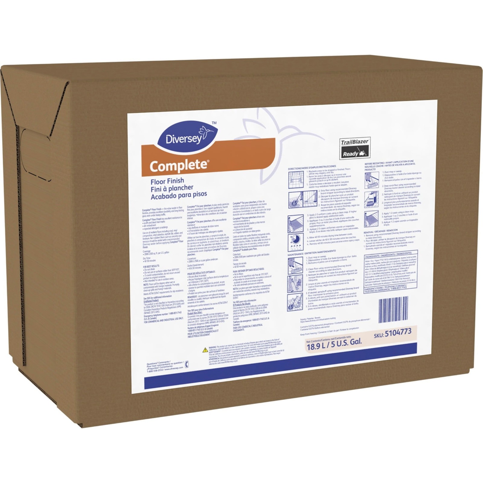 Diversey Complete Floor Finish, 5 Gallon