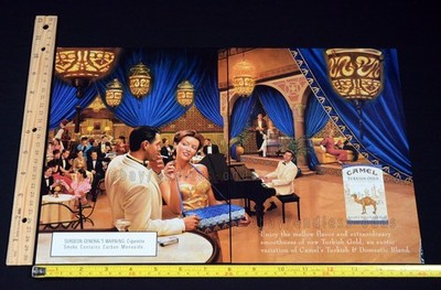 2000 Camel Turkish Gold Cigarettes 4-pg Magazine Page Print Ad Poster 2000s
