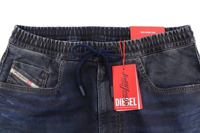 DIESEL 2030 D-Krooley 09I18 Jogg Men Jeans W34 Blue Faded Distress