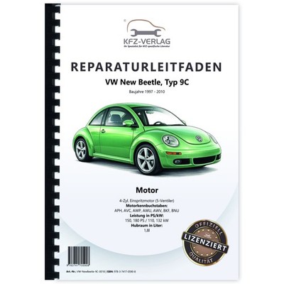 VW New Beetle 9C (97-10) 4-Zyl. 1,8l Benzinmotor 150-179 PS Reparaturanleitung