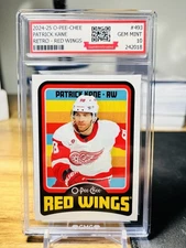 2024-25 O-Pee-Chee Patrick Kane #493 GMG Graded 10 Gem Mint 💎 Red Wings Retro