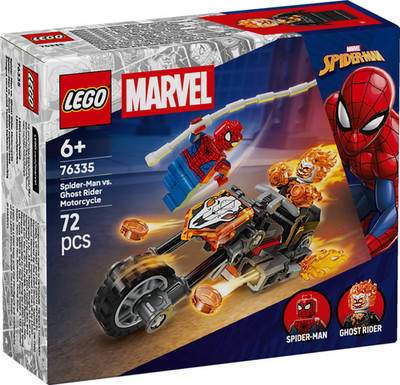 LEGO  Marvel 76335 Spider-Man vs. Ghost Rider auf seinem Motorrad