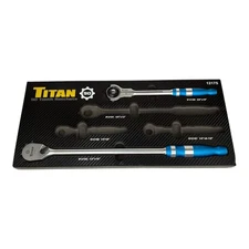 Set of 2 90 Tooth Ratchets Titan Tools 1/2" & 3/8" 12162 & 12168 Brand New